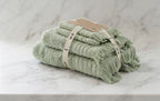 NEFER Papyrus Towel Set – Light Green