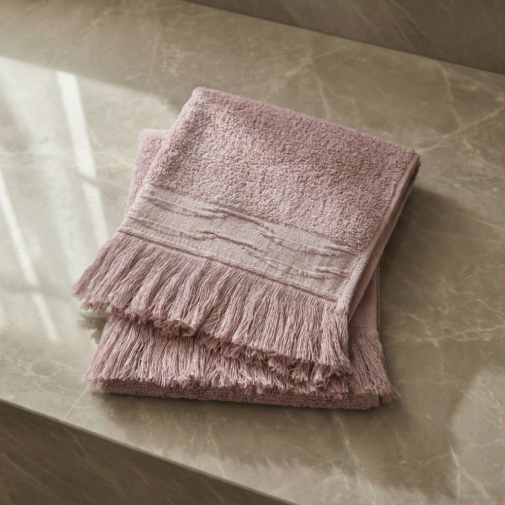 NEFER LOTUS Face Towel 30 X 30 cm – Kashmir Pink