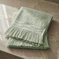 NEFER Papyrus Face Towel 30 X 30 cm – Light Green