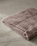 NEFER KARNAK Bath Sheet Towel 70 X 140 cm – Warm Grey