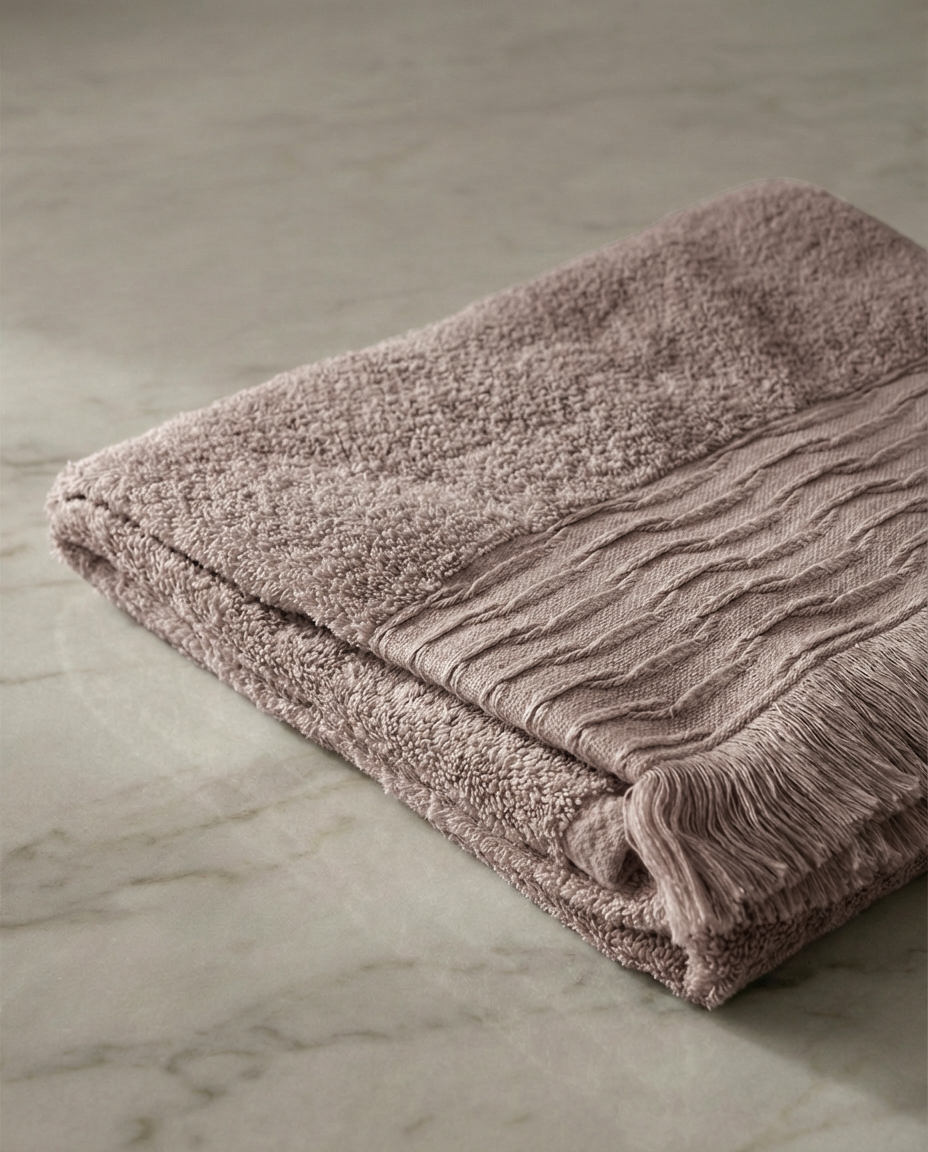 NEFER KARNAK  Towel Set – Warm Grey