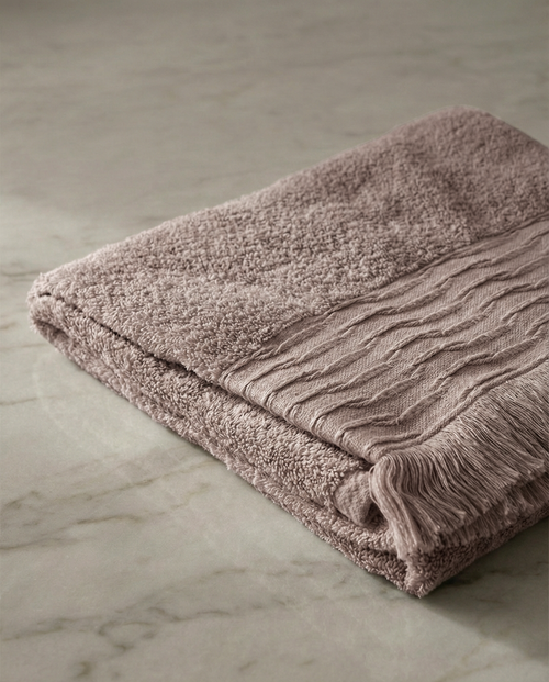 NEFER KARNAK  Towel Set – Warm Grey