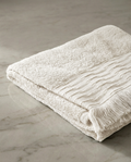 NEFER Saqqara Bath Sheet Towel 70 X 140 cm – Off White