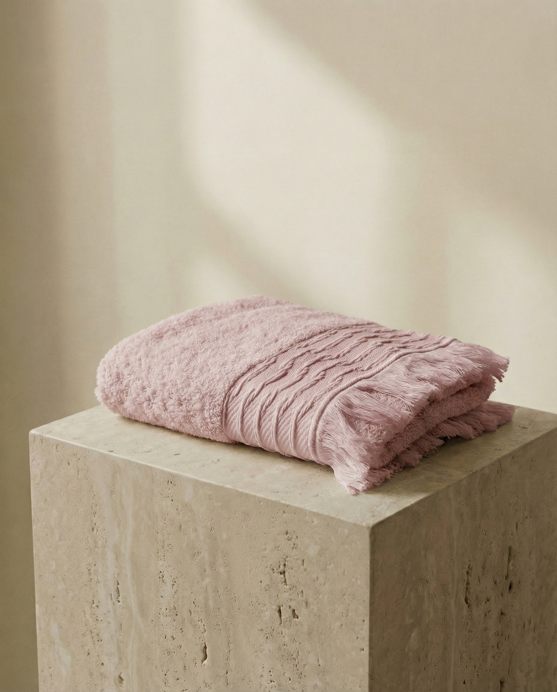 NEFER Lotus Towel Set – Kashmir Pink