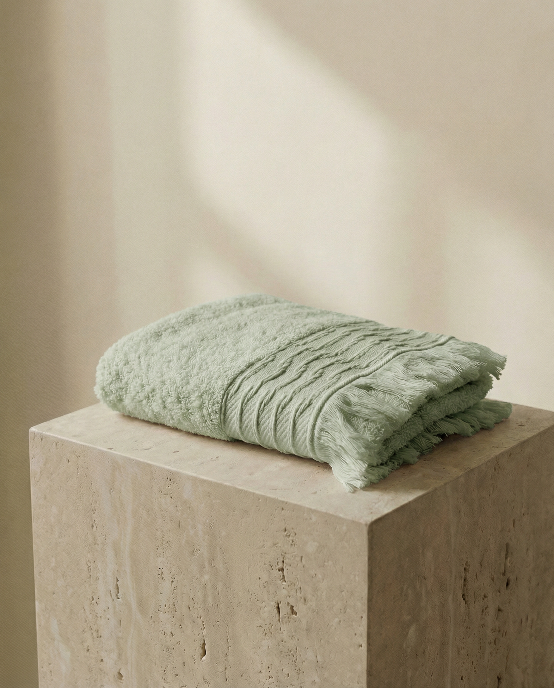 NEFER Papyrus Towel Set – Light Green
