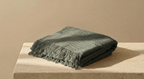 NEFER Oasis Large Bath Sheet Towel 90 X 150 cm – Olive Green