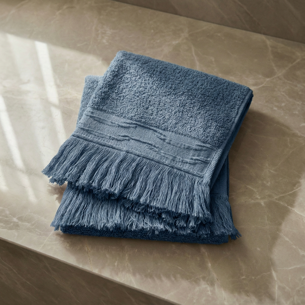 NEFER NUT Towel Set – Navy Blue