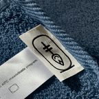 NEFER NUT Towel Set – Navy Blue